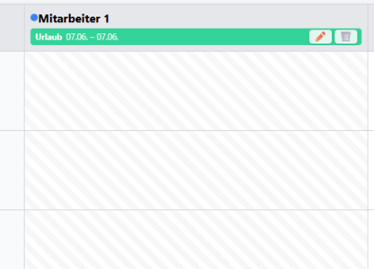 Screenshot: Sperrzeit eintragen